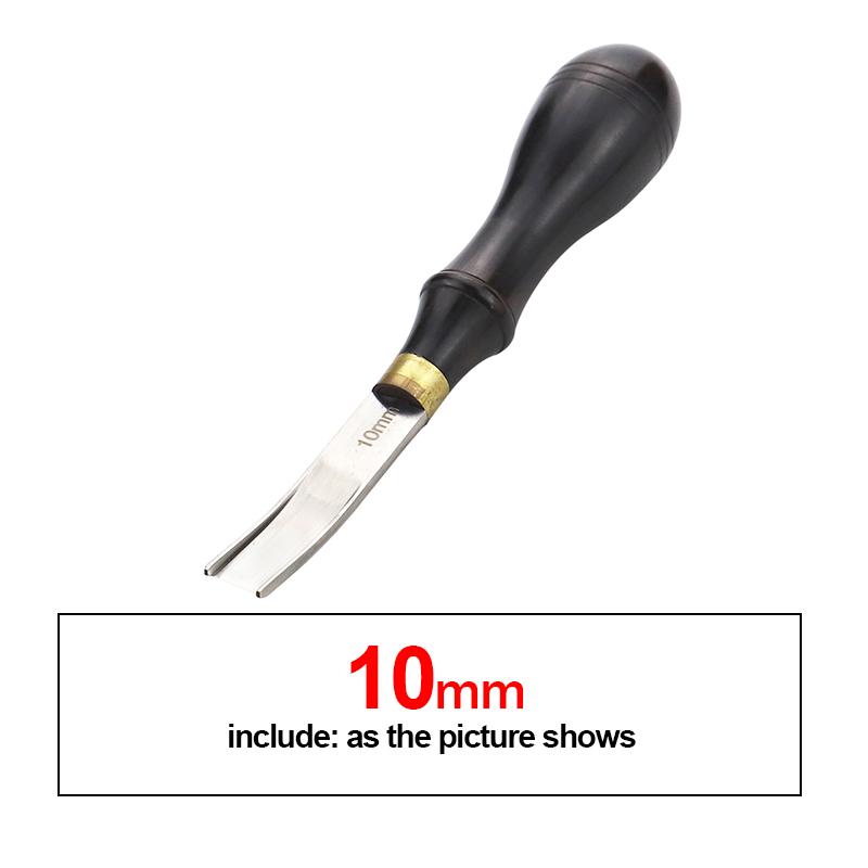 1pc multi size leather edge cutting tool, thinning knife, wooden edge cutting shovel for DIY handmade leather edge cutting tool