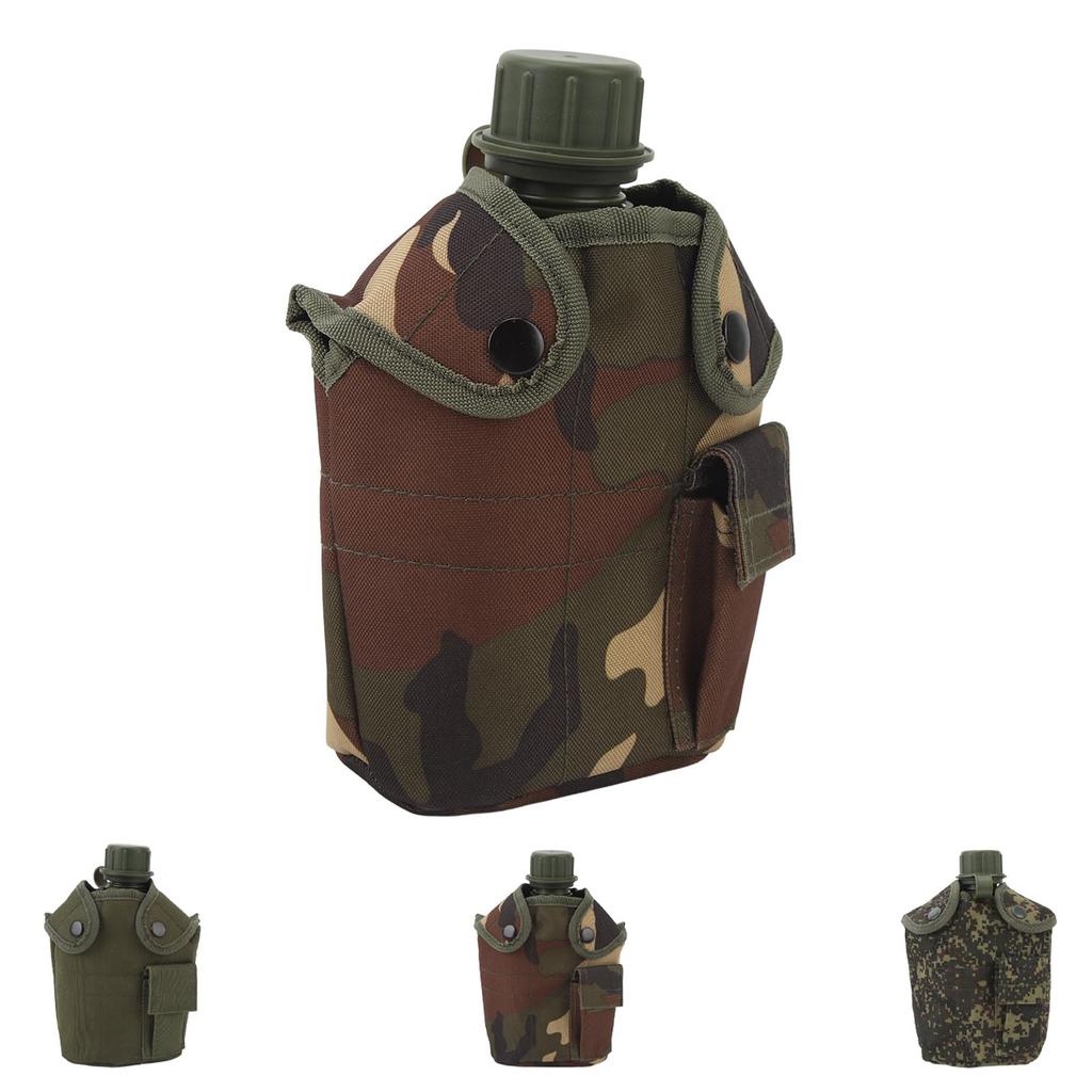 Portable Camping Bottle Sports Water Bottle 1L Leak Proof Wide Mouth Portable Camping Bottle for Outdoor Gym Hiking Travel