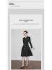 Xiao Xiang Celebrity Knitted Pleated Skirt Dress for Petite Women - Slim Fit, Versatile Short Bottoming Skirt