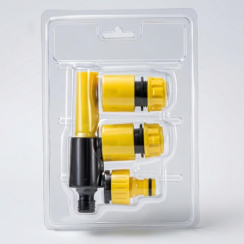 

High-Pressure Direct Spray Water Gun Shower Car Wash Rinse Home Garden Lawn Adjustable Water Pipe Four-Way Spray Nozzle Set