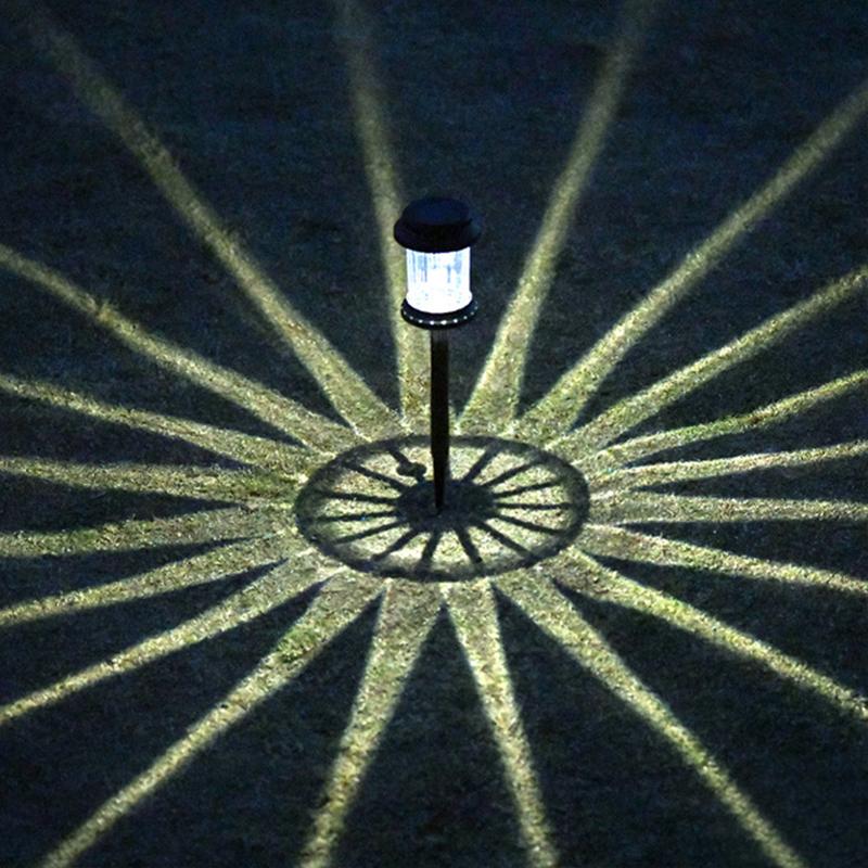 1Pcs Solar Garden Lawn Lights LED Street Lamps Outdoor Waterproof Solar Stake Lights for Pathway Yard Path Landscape Decor