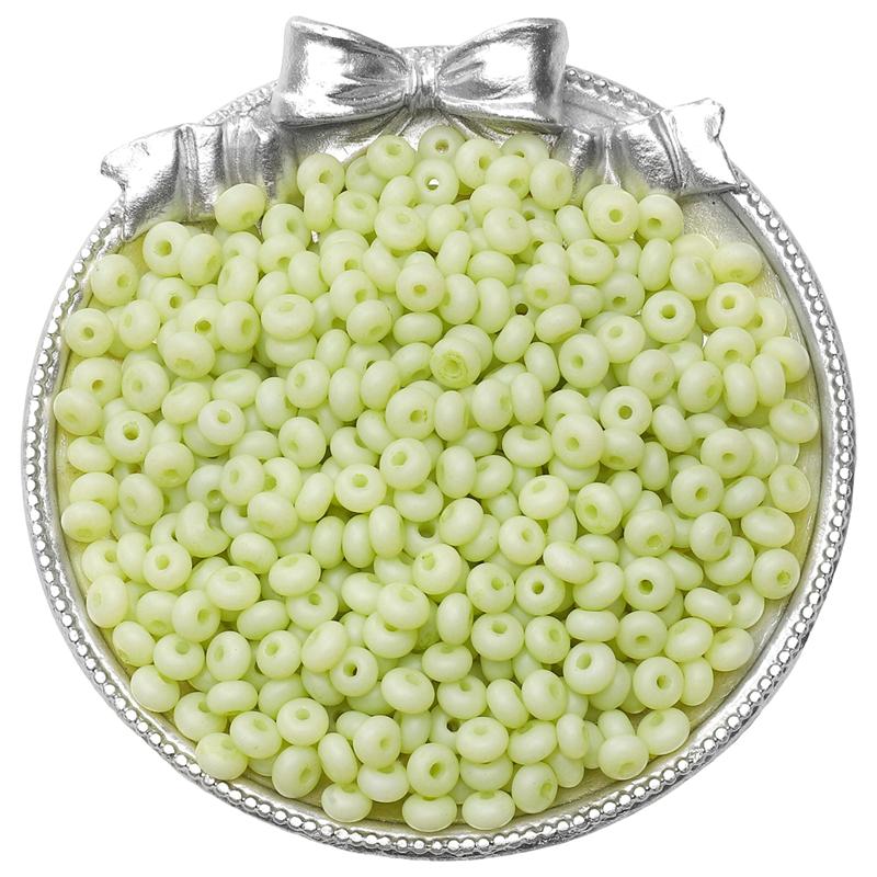 70pcs Glass Seed Beads Charm Frosted Mineral Abacus Czech Spacer Beads For Jewelry Making Accessories