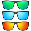 2Pack Sunglasses Men Sun glasses for Womens Trendy Retro Mirror Lens for Driving Fishing UV400 Protection