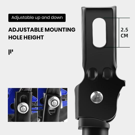 Children's Bike Foot Support Adjustable Easy Install Sturdy Waterproof Fun Parking Stand for Kids Bike