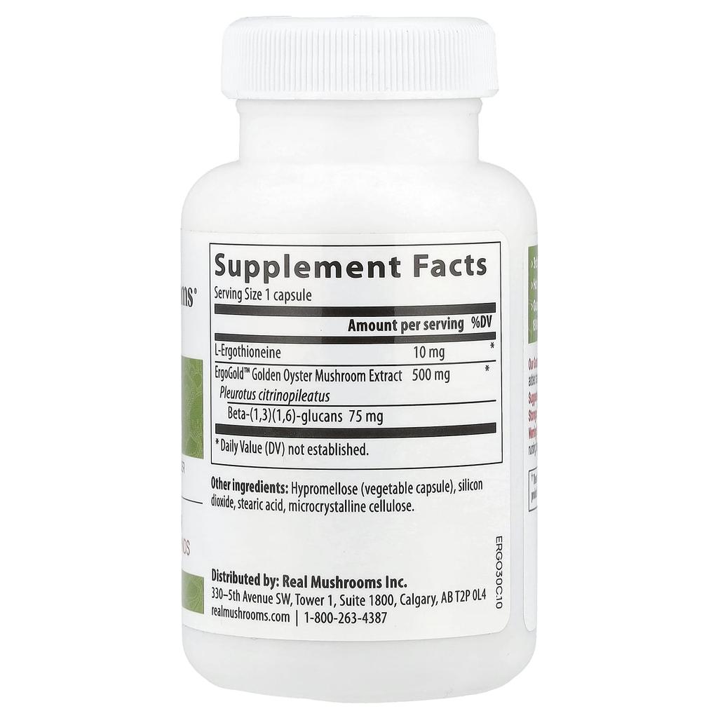 Ergo + L-Ergothioneine, 60 Capsules