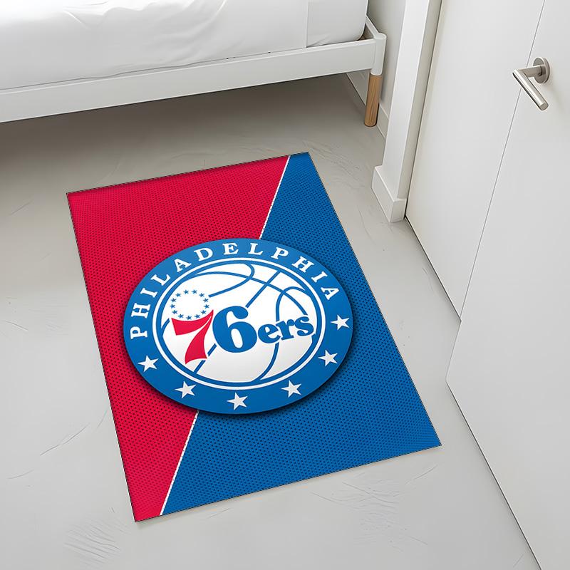 Philadelphia 76ers (5) Rug Suitable For Living Rooms Bedrooms Computer Rooms Dining Areas And Placement Under Tables And Chairs Also An Ideal Choice F