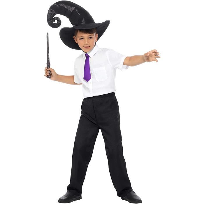 Baguette Magique Sorcier Smiffy's - Marron - Enfant - Accessoire Déguisement Vendu Seul