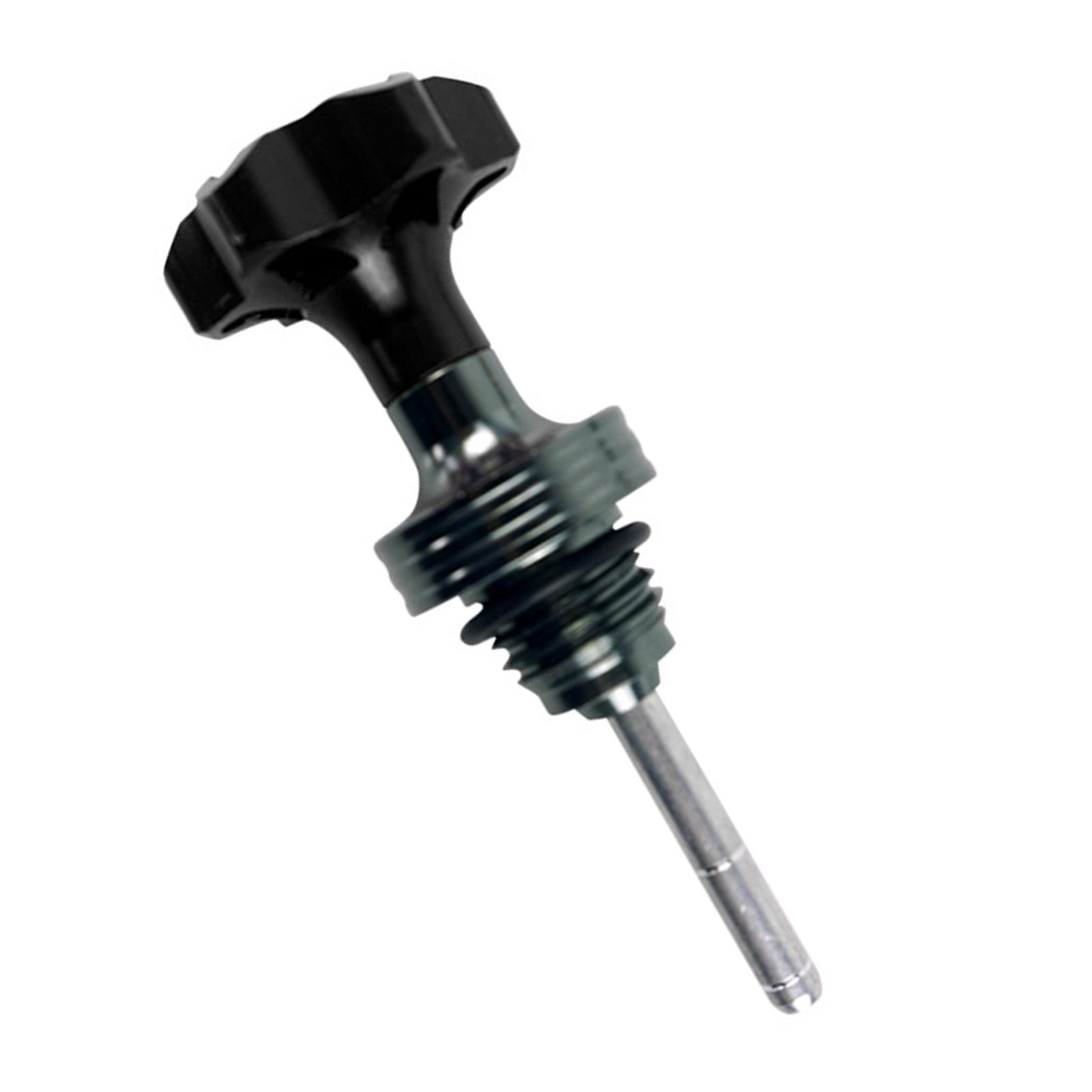 

Aluminum Dipstick Gauge Meter Motorbike Accessory Engine Crankcase Oil Gauge Dipstick Caps Plug for Scooter 1 чорний