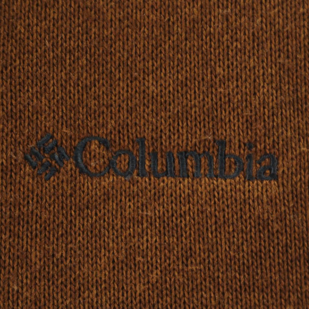 Columbia knit Fleece jacket L Brown Outdoors Men's Used