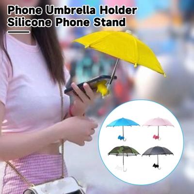 Paraguas para teléfono móvil con ventosa ajustable, soporte Universal para teléfono móvil para exteriores, cubierta tipo parasol, accesorios para teléfono