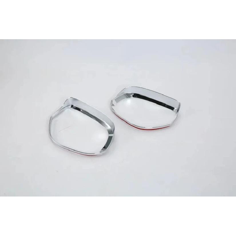 For Mitsubishi Outlander 2013 2014 - 2016 -  Auto Rearview Mirror Rain Eyebrow Frame Cover Protector Sticker Car Accessories