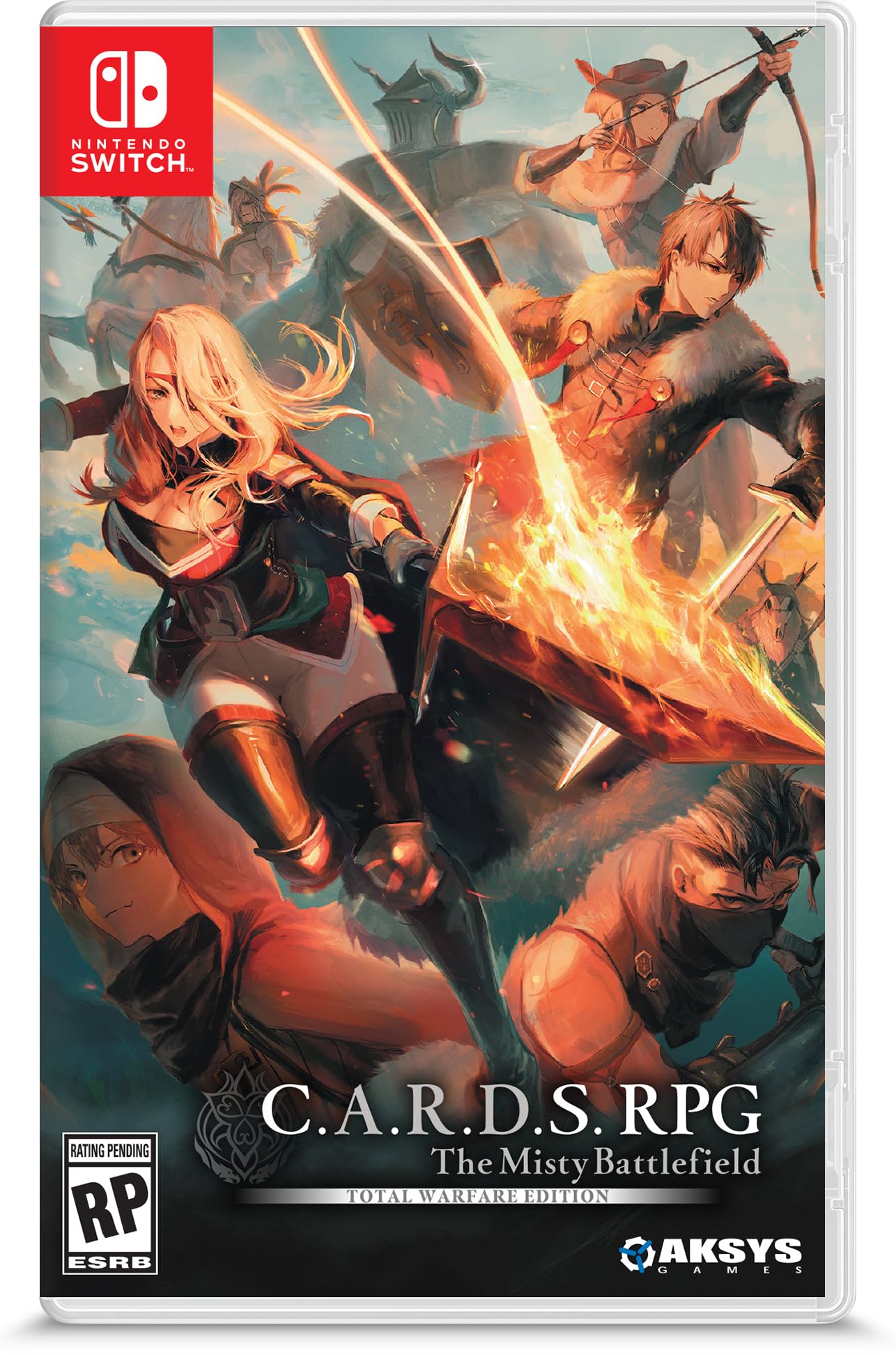 The Misty Battlefield Total Warfare Edition North Switch C.A.R.D.S. RPG - (Import America) - синий