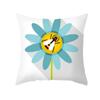 Office Living Room Home Pillowcase Car Ornaments Cartoon Bee Print Pillowcase
