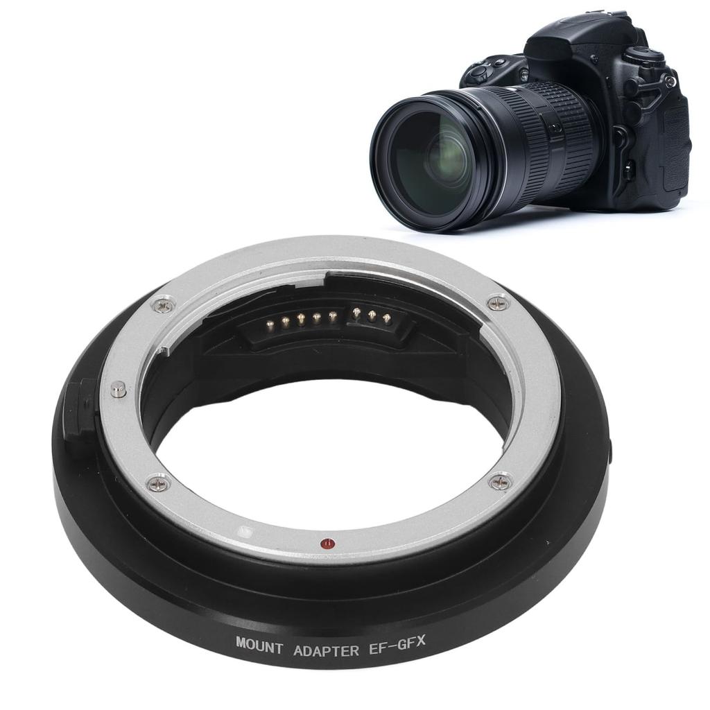 Autofocus Lens Converter Ring with Adjustable Aperture and Release for Cameras like GFX GFX GFX and Lenses One-Click G-Mount 50S, 50R, 100, EF-Mount