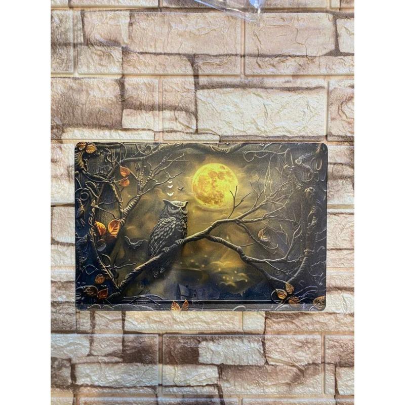 Vintage Samurai Metall Wandkunst, Küchen Bar Café Dekor Schild