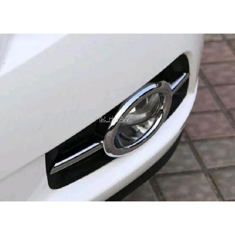 2pcs ABS Chromed Front Fog Lamp Cover Trim For Chevrolet Cruze 2009 2010 2011 2012 2013 2014 2015