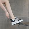 Small Size Inner Height Increase Net Shoes Women's Summer Leather Mesh Breathable Single Shoes 8 Muffin Thick-soled White Shoes