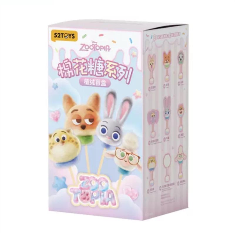 Crazy Animal City Cotton Candy Series Plush Blind Box Cute Cartoon Room Desktop Decor Birthday Gift For Friends Family Kids