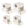 Bird Breeding Box Parakeet with Perch, Parrot Mating House, Bird Aviary for Conures Budgies