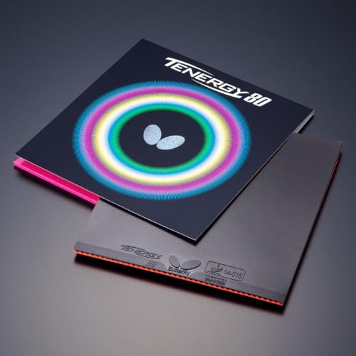Butterfly Tenergy 80 Table Tennis Rubber, 05930, Black, Extra Thick