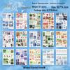Yu Xian Universe Moss Series Vintage Peel-off Sticker Book: Versatile Patterns for Journal, Phone, or Collage Decoration