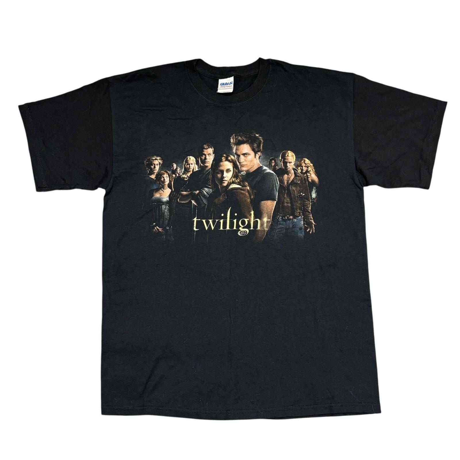 Vintage Twilight Movie Shirt Large Vampire Horror Promo Robert Pattinson Y2K Era Unisex T-Shirt XXXL
