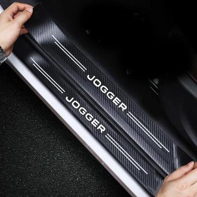 Car Threshold Strips Door Sill Protector Sticker for Dacia Jogger Logo Trunk Bumper Guards Trim Anti Scratch Tape Accessories