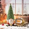 New European American Luminous Christmas Tree Goblin Dwarf Ornament Home Christmas Resin Christmas Decoration