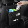BTSOM1 Leather Car Interior Seat Back Storage Organizer Box For Kia KN Sportage GT Line Ceed Picanto Cerato Seltos Soul Rio Accessories