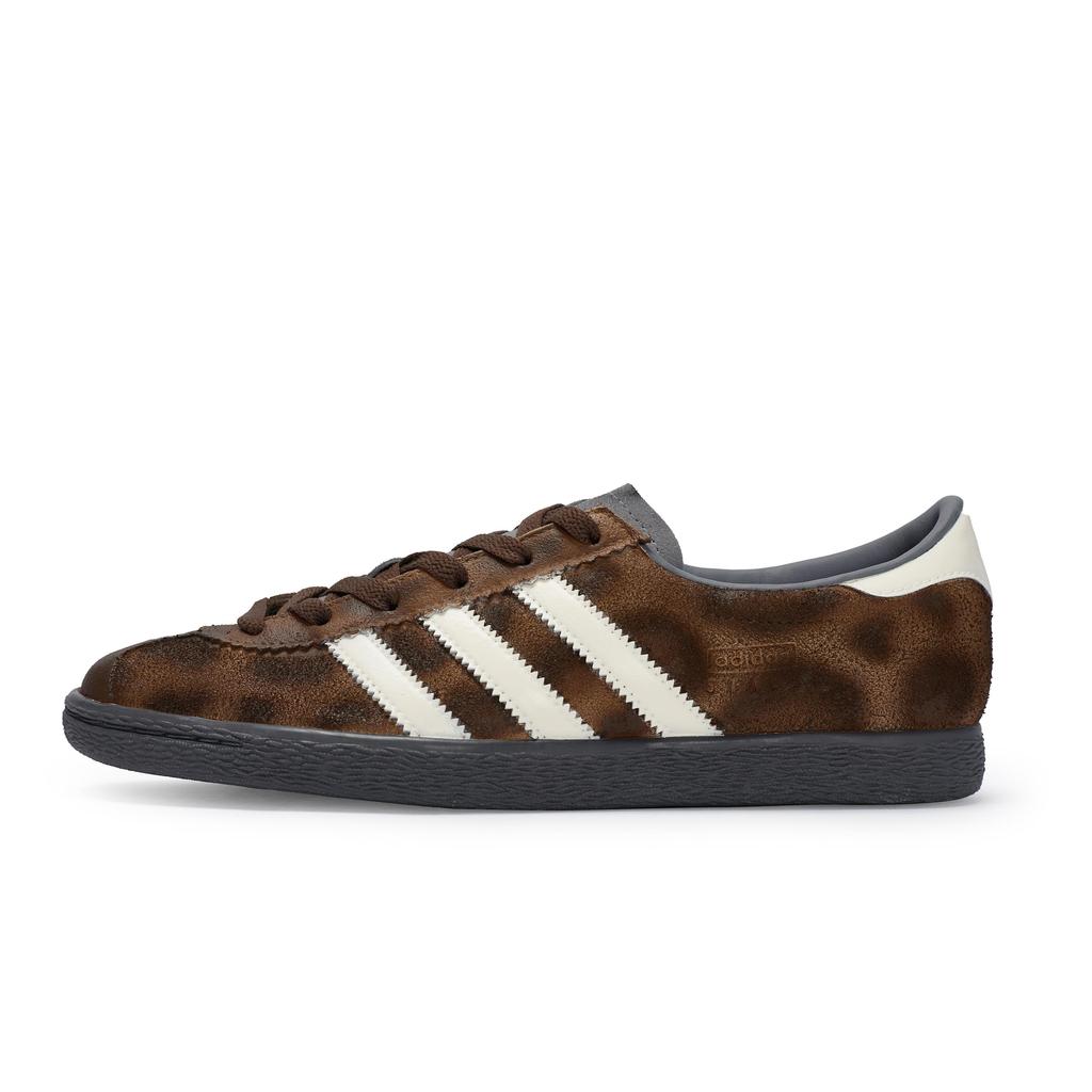 Adidas Originals Stadt 811 Manufacturing, Beige Leopard Print, Special Shoe Box Low Top Skateboard Shoes Men's JI1880(Team80-S-BOX)