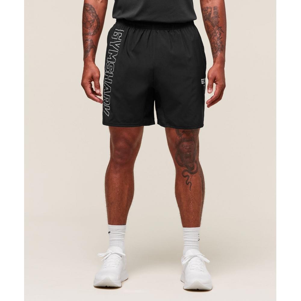 

Gymshark Hybrid Athlete 7 Shorts Black A2c2c Bb2j XS