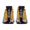 Zapatillas Air Jordan 14 Retro Ginger para Hombre Amarillo Jengibre Claro Negro 487471-701