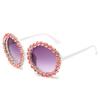European and American brands retro exaggerated sunglasses sunglasses women tide diamond rihanna metal wind