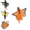 Chiffon Butterfly Wings Cape With Mask Perfect For Dress Up Parties And Cosplay