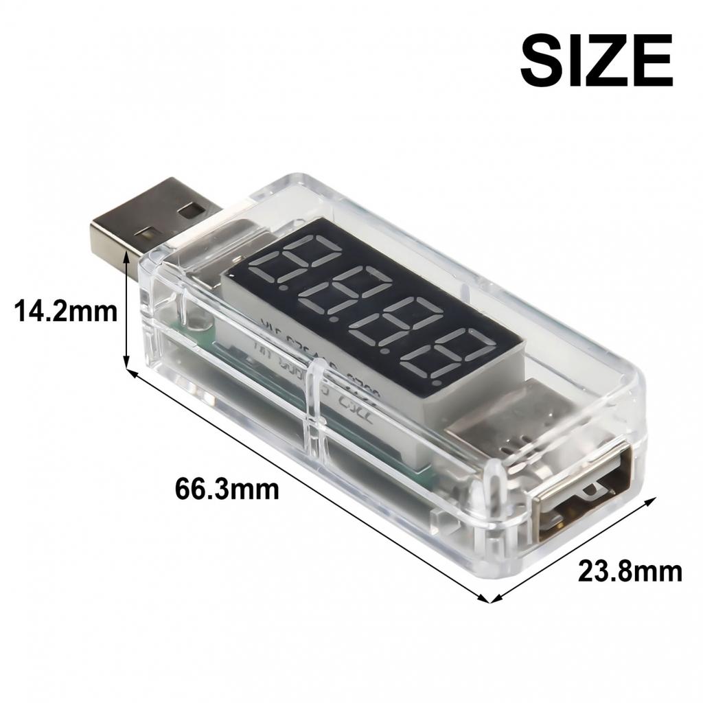 Digital USB Mobile Power Charging Current Voltage Tester Meter Voltmeter Ammeter