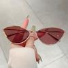 Women Vintage Sunglasses  New Fashion Cat Eye Multi-color Casual Shades Retro Trendy Luxury Brand Design Sun Glasses