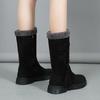 Mode Hochwertige Damenstiefel 2024 Basismodell Kältefest und Warm Winter Baumwollstiefel Bequem Rutschfest Mid-Calf Stiefel Zapatos