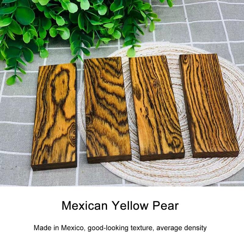 DIY Střenky na nože Střenky na nože, Polotovar rukojeti Exotické střenky na nože Dřevo 12x4x1cm Materiál pro výrobce nožů