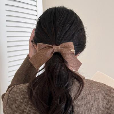 New Cute Bow Hair Rope High Elasticity Sweet Scrunchies Simple Rubber Band Hair Accessories
