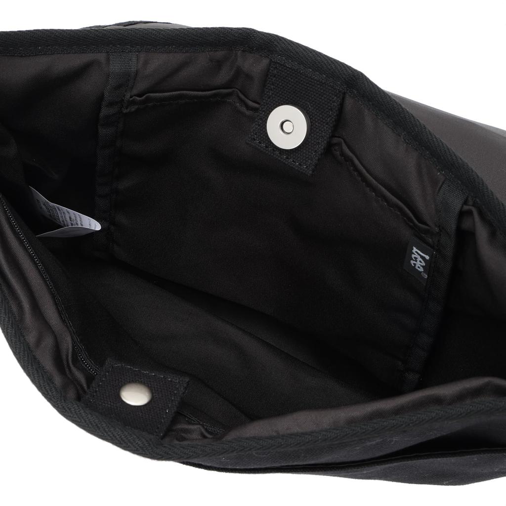 Lee Arcana Cotton Flap Shoulder Large Bag, Lightweight, Multifunctional, Capacity, Black, 320-1302, 320-1302-01