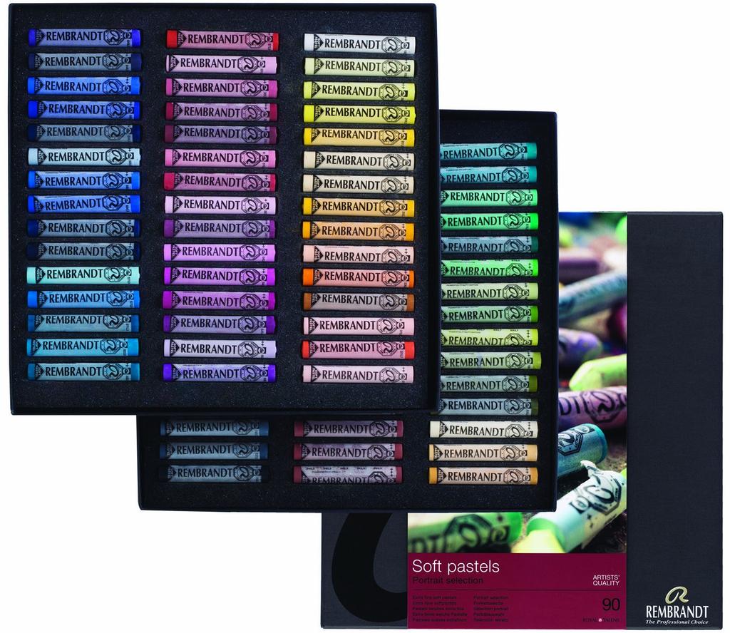Set de 90 colores de pasteles blandos Rembrandt T300C90P (para retratos)