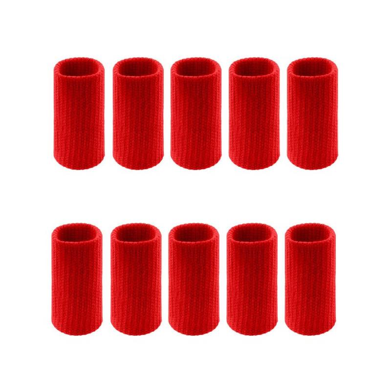 10Pcs Finger Protection Arthritis Support Finger Guard Outdoor Sports Basketball Volleyball Elastic Finger Sleeves Elastic