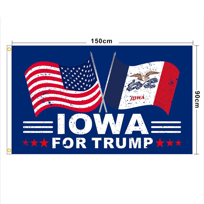 US Supports Trump's Victory Flag, US State Flag
