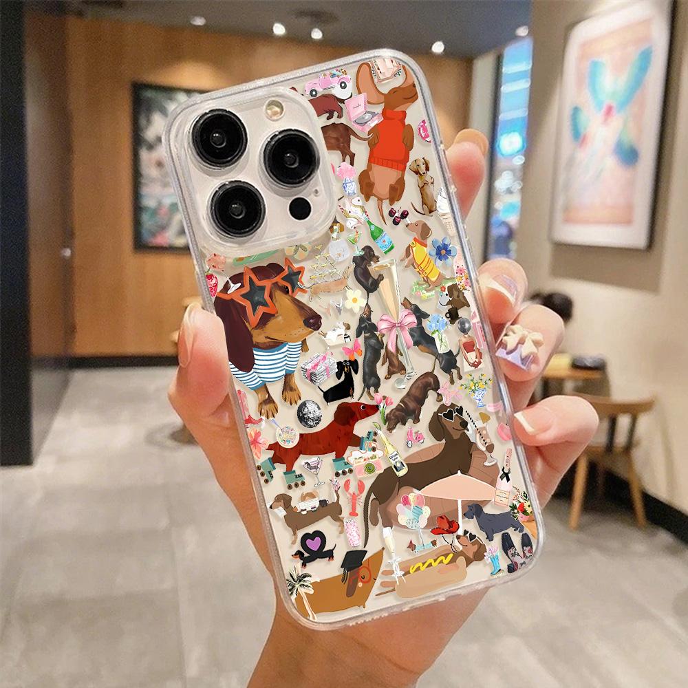 Acrylic Phone Case for iPhone 11 12 13 14 Pro 12 14 16 Pro Max for Samsung A16 A36 A56 S24 FE High-quality Painted Anti-fall Mobile Phone Case