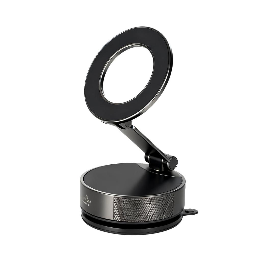 New Foldable Magnetic Car Phone Holder with Rotating Suction Cup
