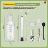 3/5/8Pcs Cocktail Shaker Set Cocktail Shaker And Measuring Jigger Set Drink Mixed Hand Shaker Tools For Bartending And Home Bar