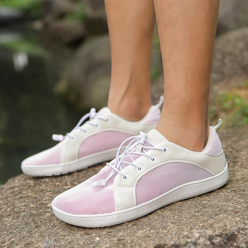 Fashion New Wide Toe Neutral Sneakers Flat Bottomed Mesh Summer Casual Shoes for Comfortable Outdoor Training Tennis Women 35-46