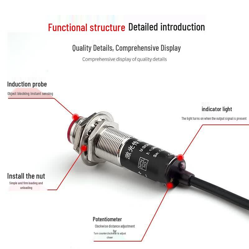 Industriële Laser Foto-elektrische Sensor Schakelaar