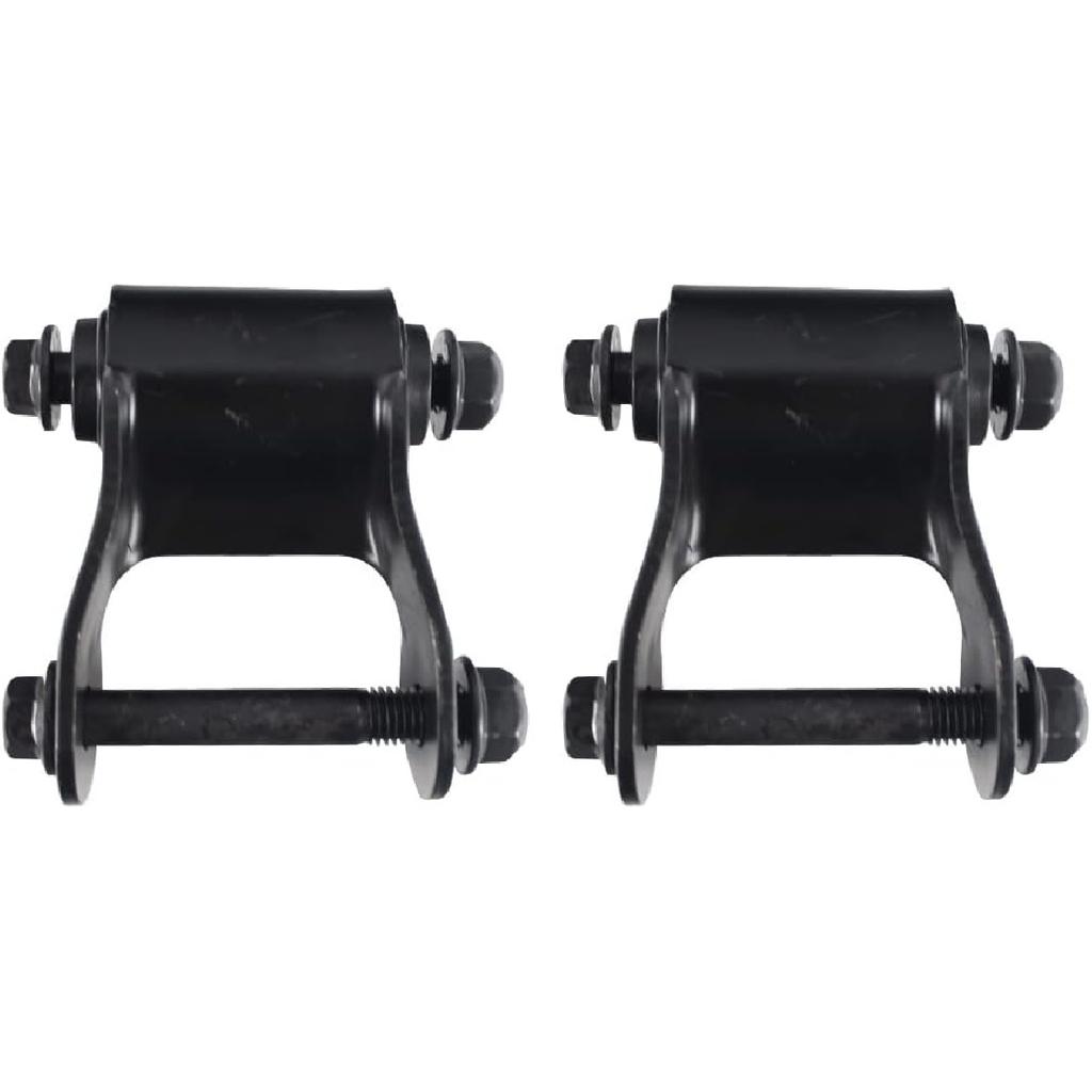 2PCS 722-059 Rear Rearward Leaf Spring Suspension Shackle Kit Compatible with 1998-2003 Dodge Durango Models Truck LH+RH Driver Side/Passenger Side