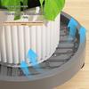 Heavy-Duty Plastic Rolling Plant Pot Caddy